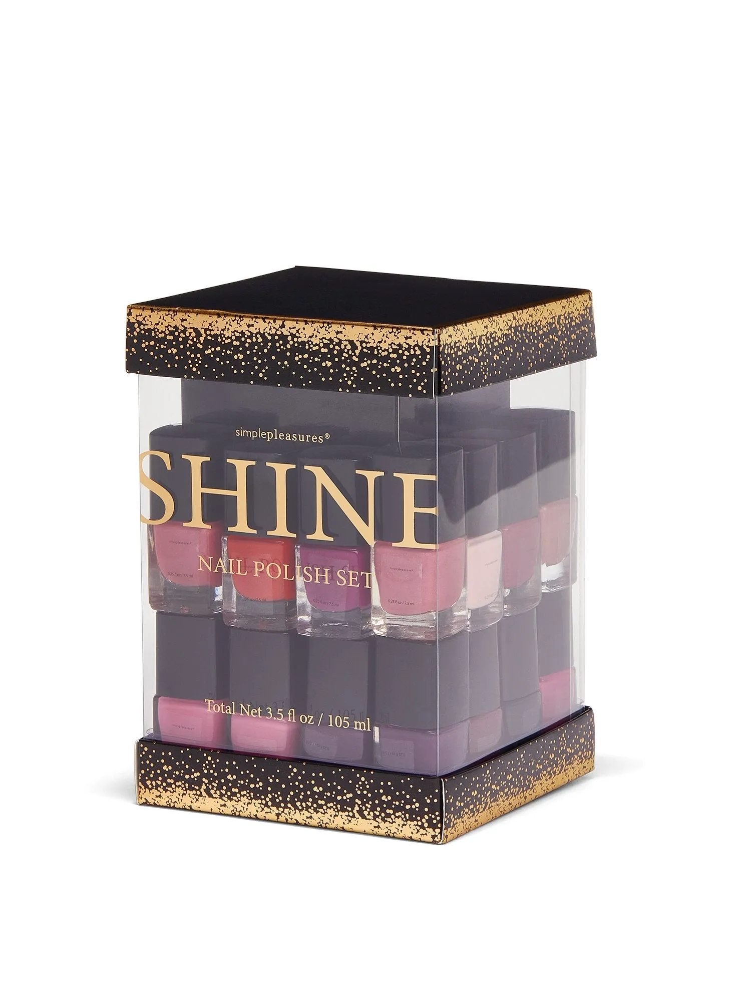 14-Piece Shine Nail Polish Cube Set