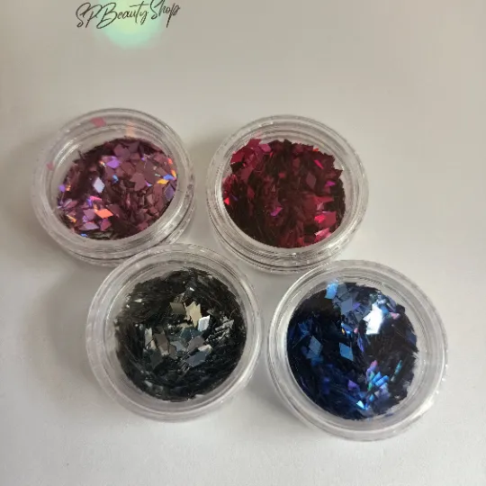 A Set Shiny nail decal - nail sticker- nail design-nail sticker-Nail glitter
