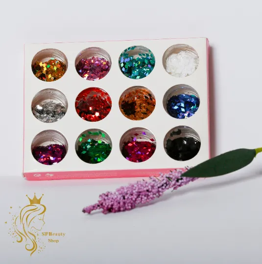 A Set Shiny nail decal - nail sticker- nail design-nail sticker-Nail glitter