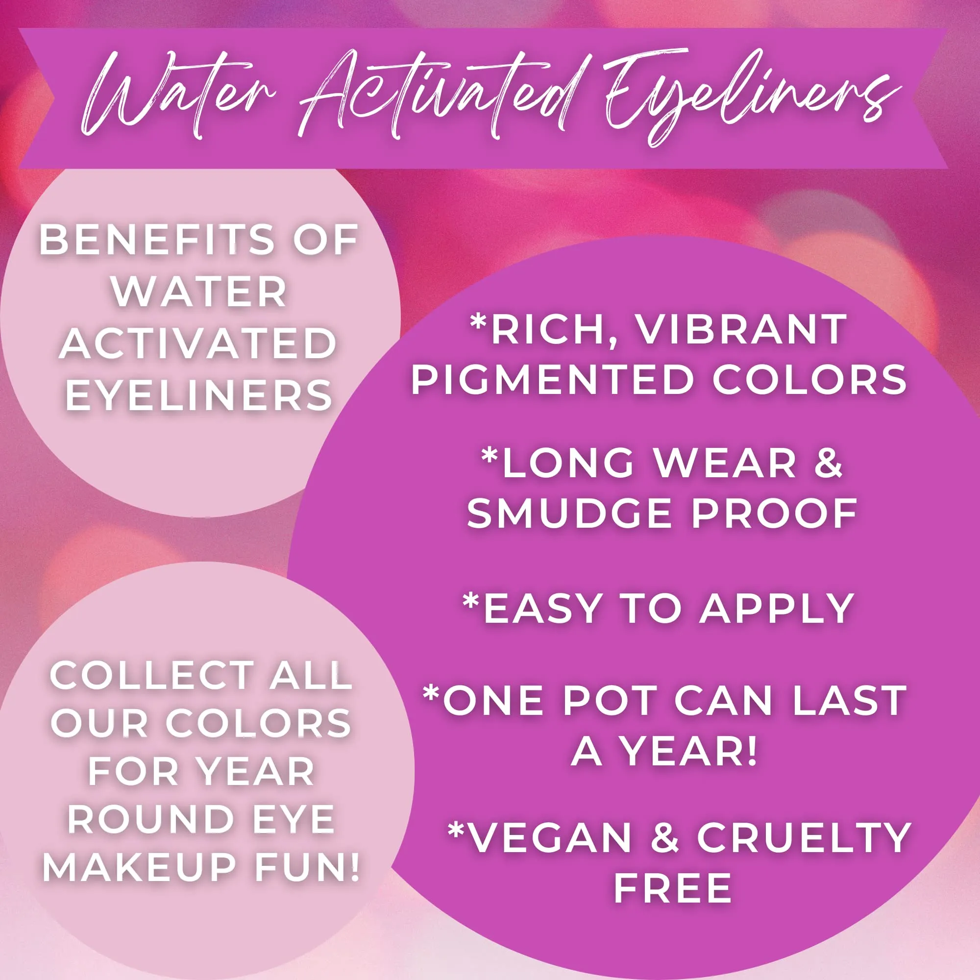 Addictive Cosmetics Bright Orange Cake Eyeliner with Applicator Brush - Water Activated Dry Pressed Eyeliner - Long-Lasting, Vibrant Color, Smudge Resistant - Vegan Cruelty Free (Bright Orange)