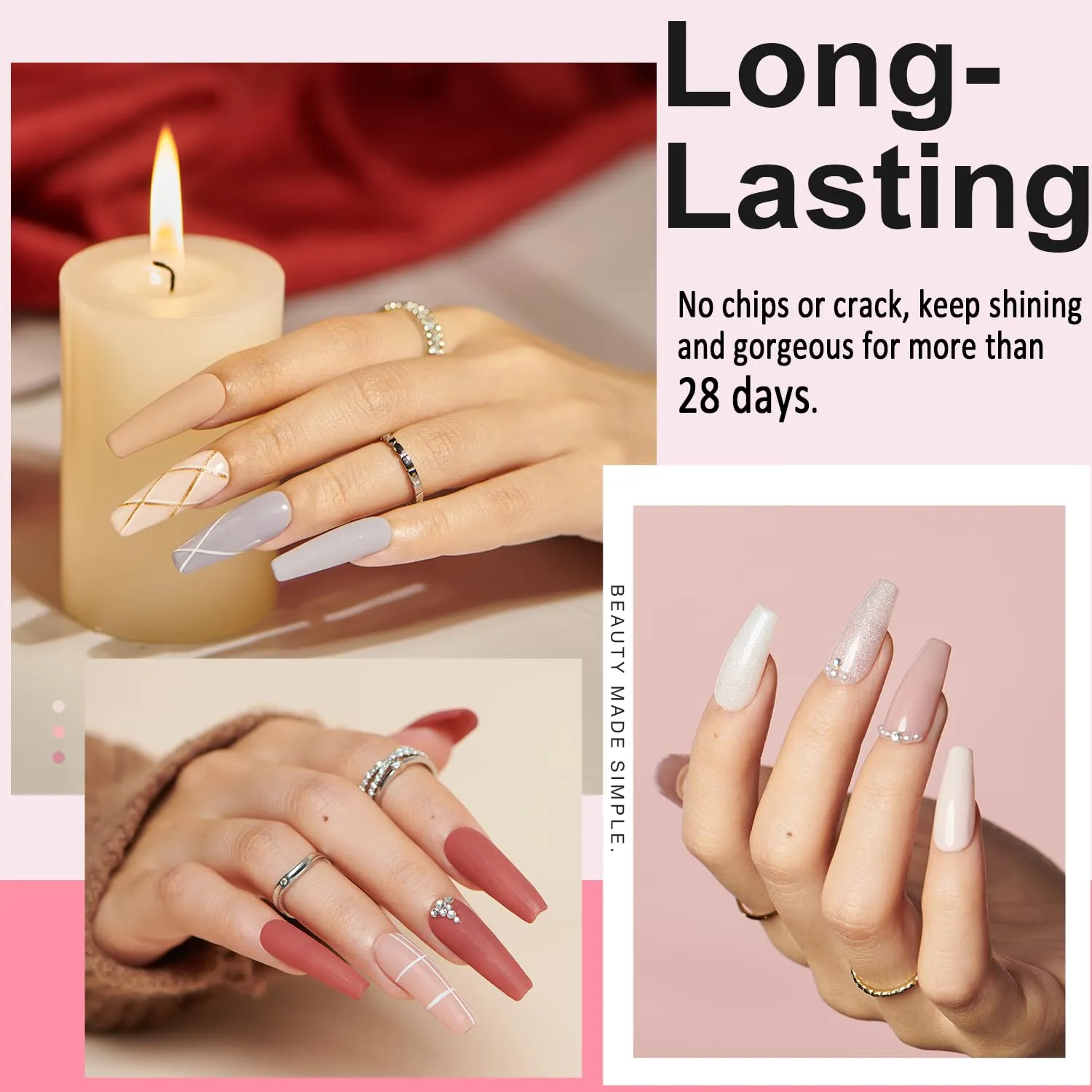 AZUREBEAUTY 130 Pcs Dip Powder Nail Kit,16 Colors Nude Pink Shine Brown Gray Dip Powder Liquid Set with Professional Remover/Top/Base Coat/Activator for Nails Art Manicure DIY Salon Women
