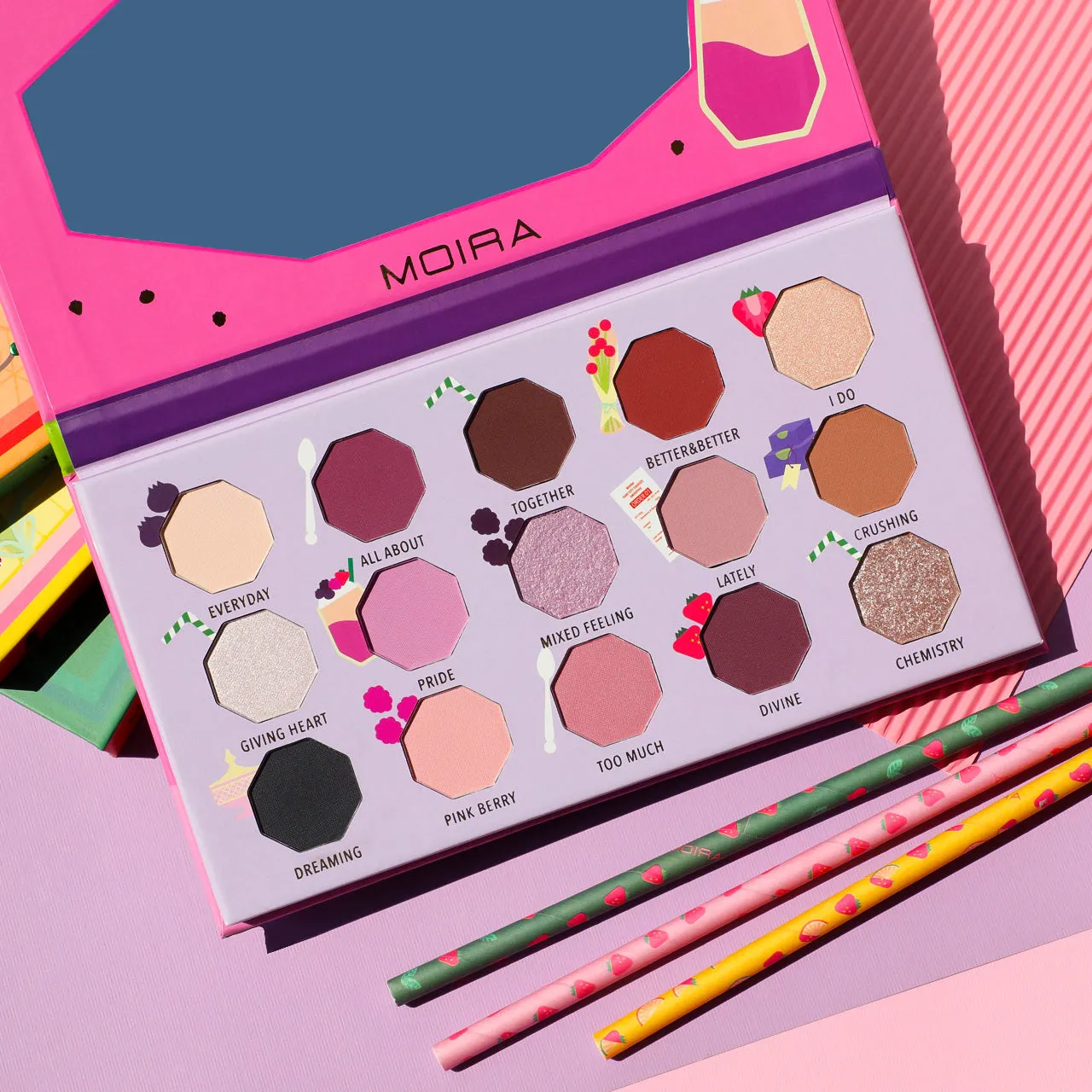 Berry Blast Pressed Pigment Palette