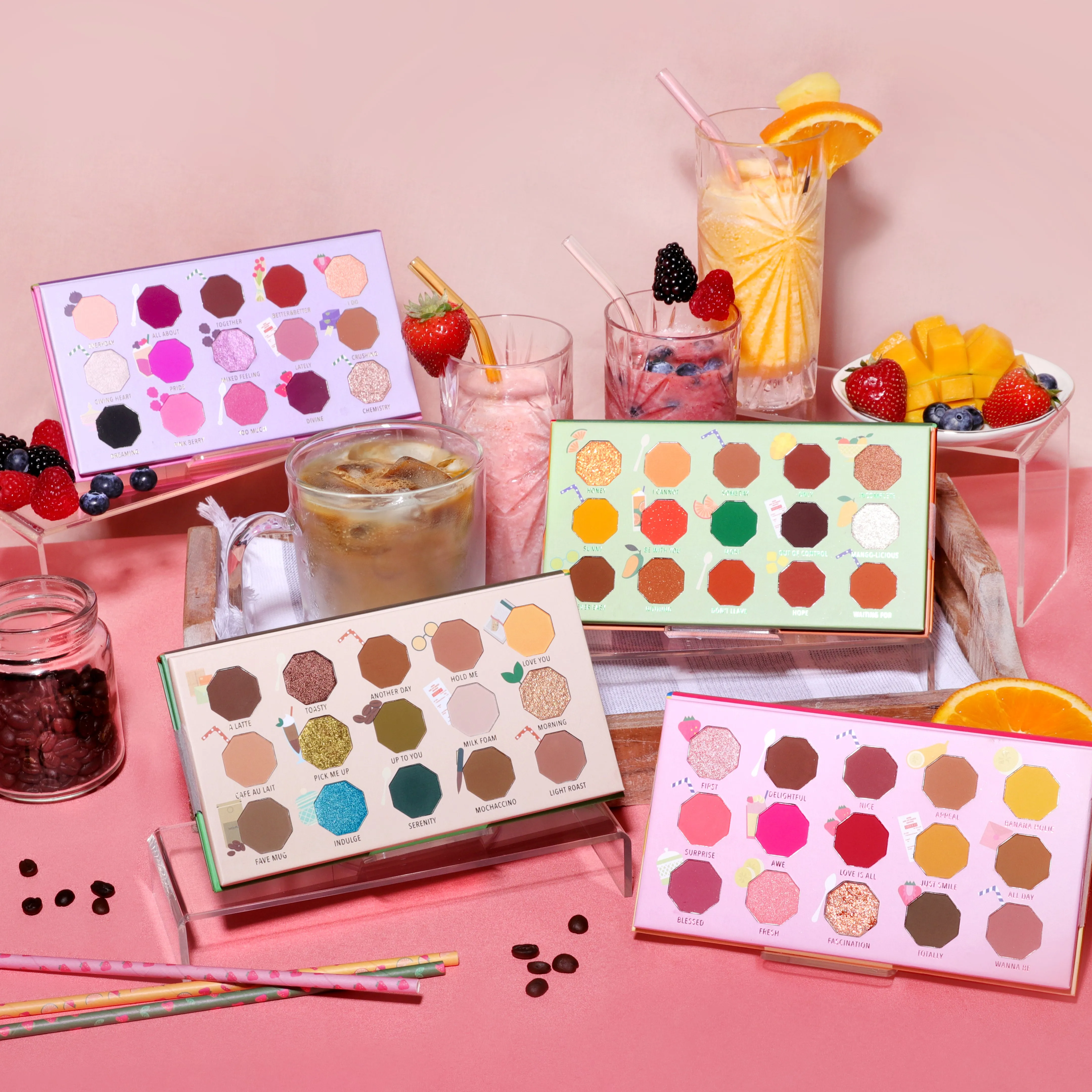 Berry Blast Pressed Pigment Palette