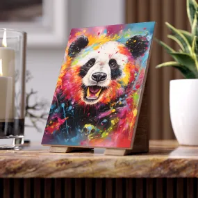 Ceramic Photo Tile, Panda