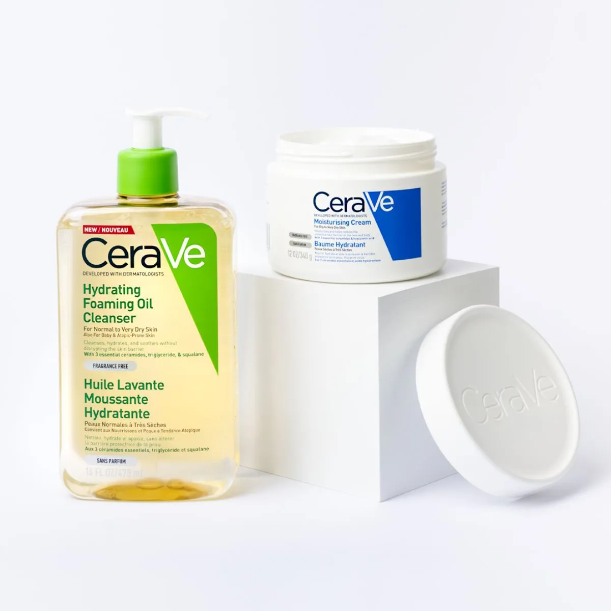 CeraVe Moisturising Cream Pot with Hyaluronic Acid & Ceramides for Dry to Very Dry Skin 454g