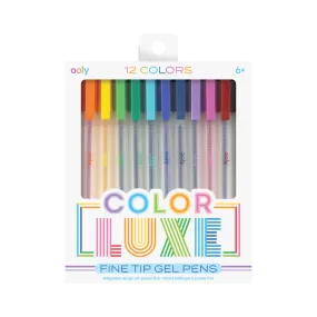 Color Luxe Fine Tip Gel Pens