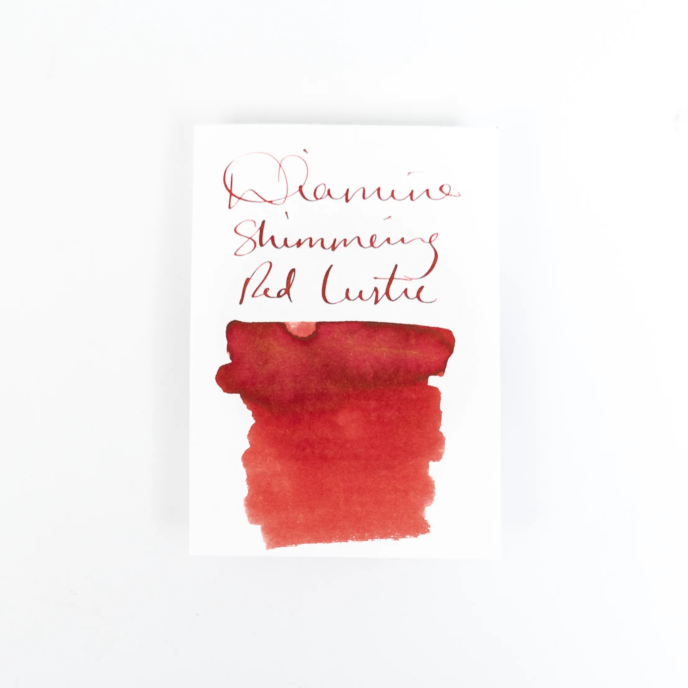 Diamine Red Lustre (50ml) Bottled Ink (Shimmering Gold)