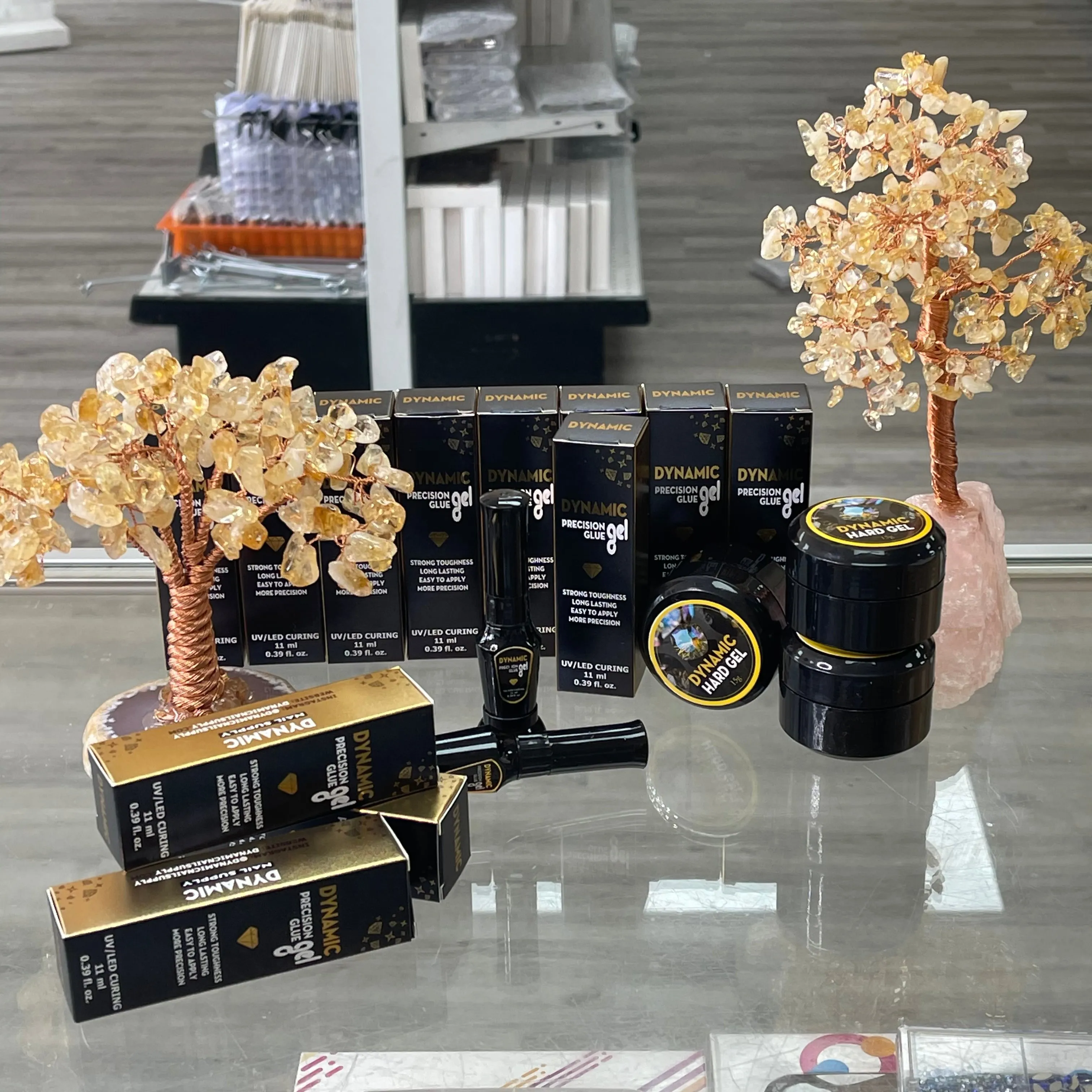 Dynamic Precision Glue Gel & Dynamic Hard Gel for Rhinestone and Gems / Charms Glue