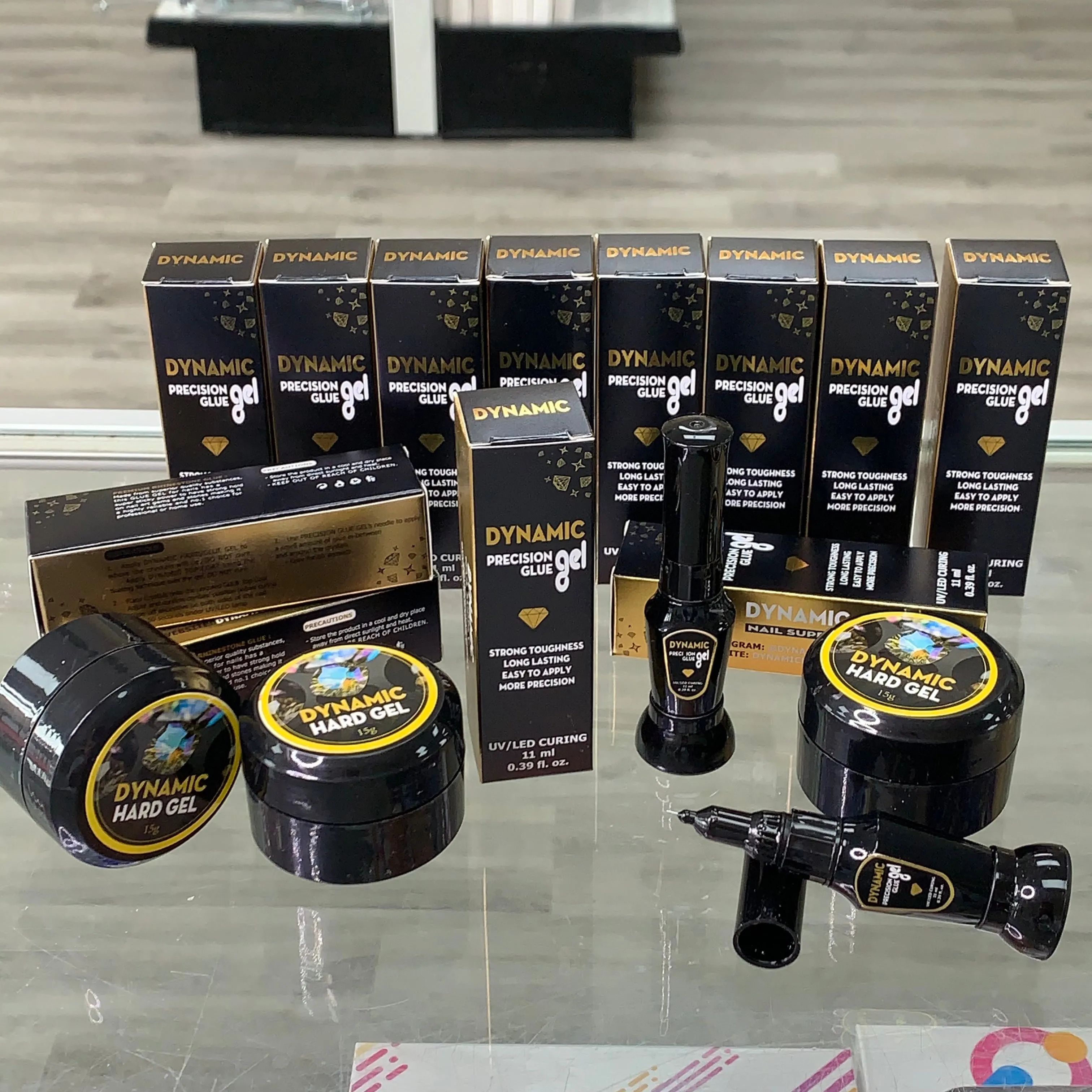Dynamic Precision Glue Gel & Dynamic Hard Gel for Rhinestone and Gems / Charms Glue