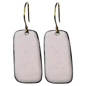 Earring - Rectangle Tab, Pink