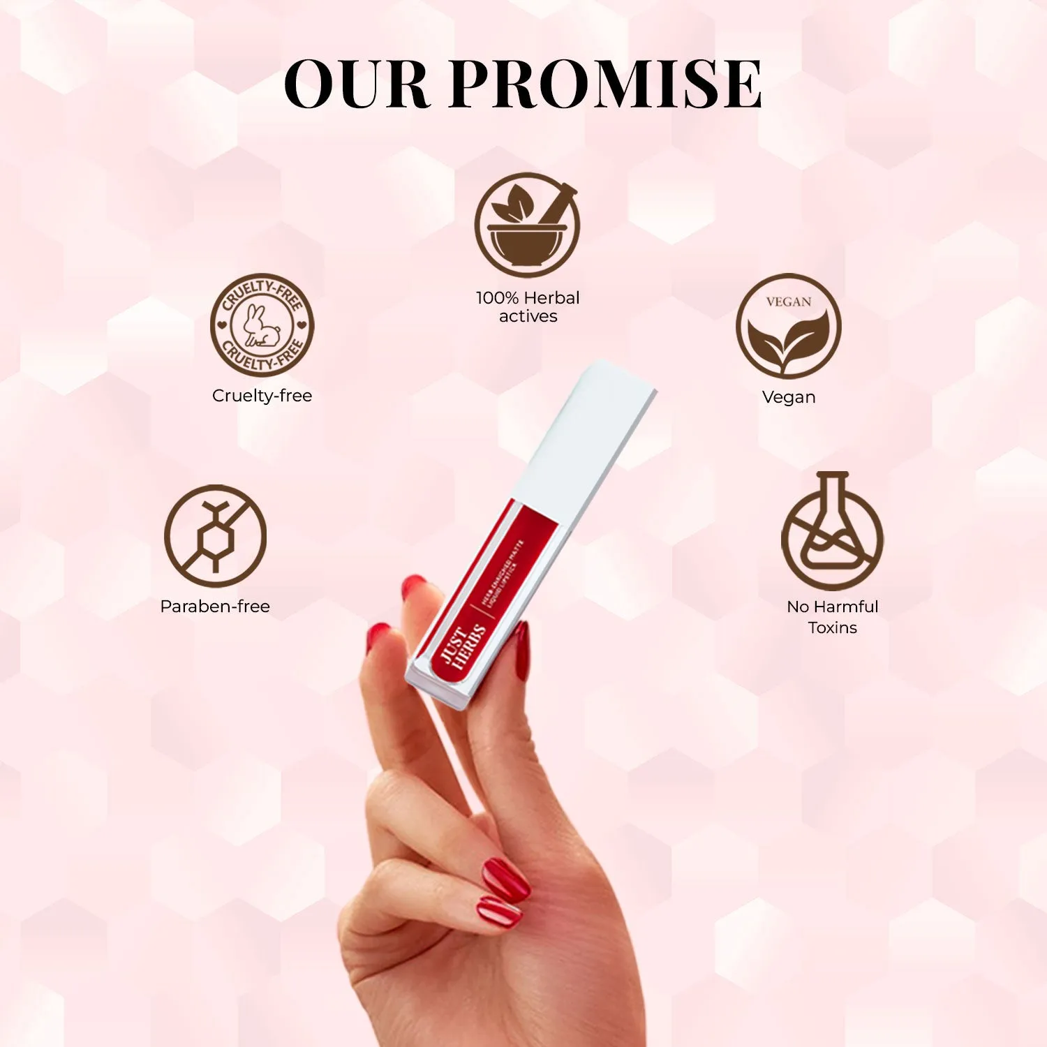 Full-Size Herb Enriched Matte Liquid Lipstick Kit - Set of 3 (Day & Office Look) - GWP