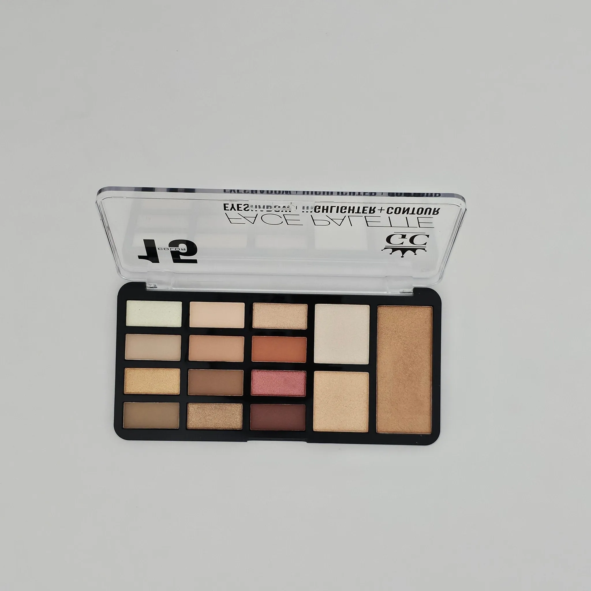 Gold Collection 15-Colors Face Palette (Eyeshadow   Highlighter   Contour)