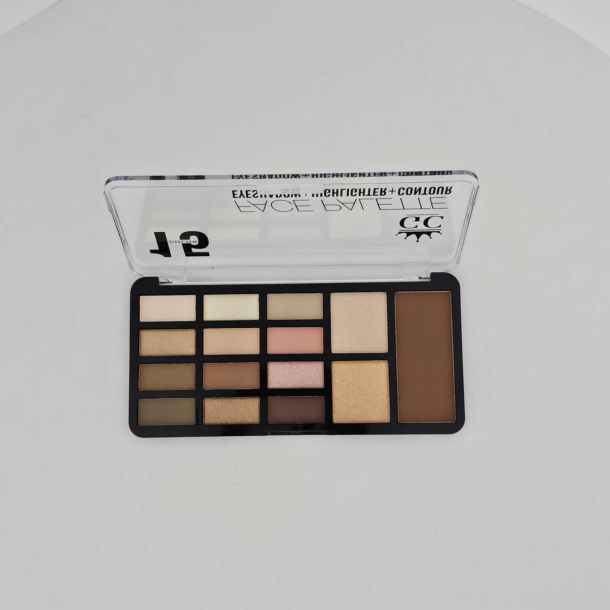 Gold Collection 15-Colors Face Palette (Eyeshadow   Highlighter   Contour)