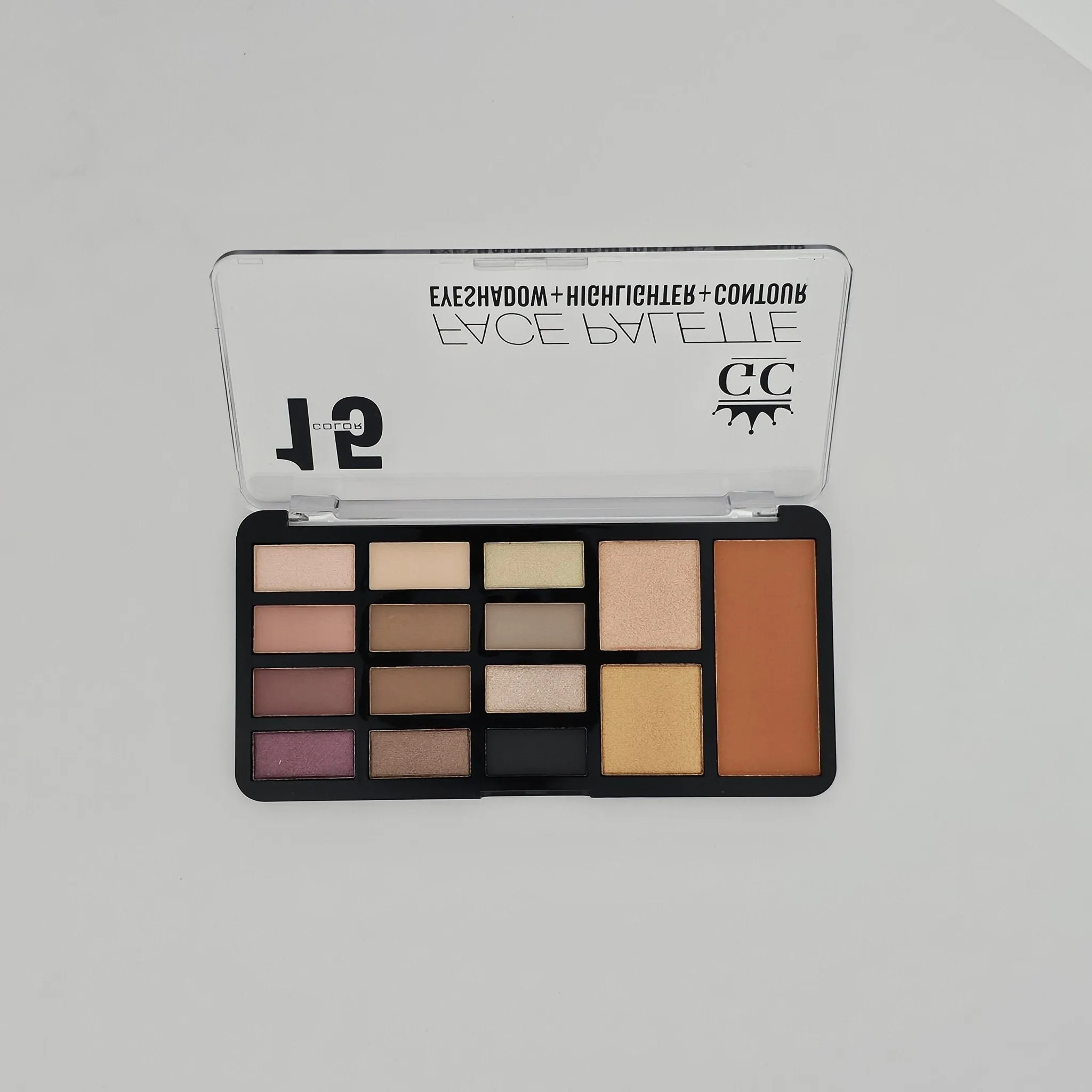 Gold Collection 15-Colors Face Palette (Eyeshadow   Highlighter   Contour)