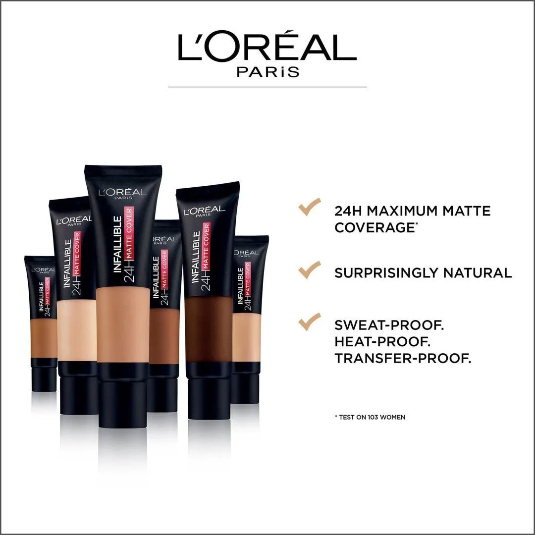 L'Oréal Paris Infaillible 24H Matte Cover 200 Golden Sand