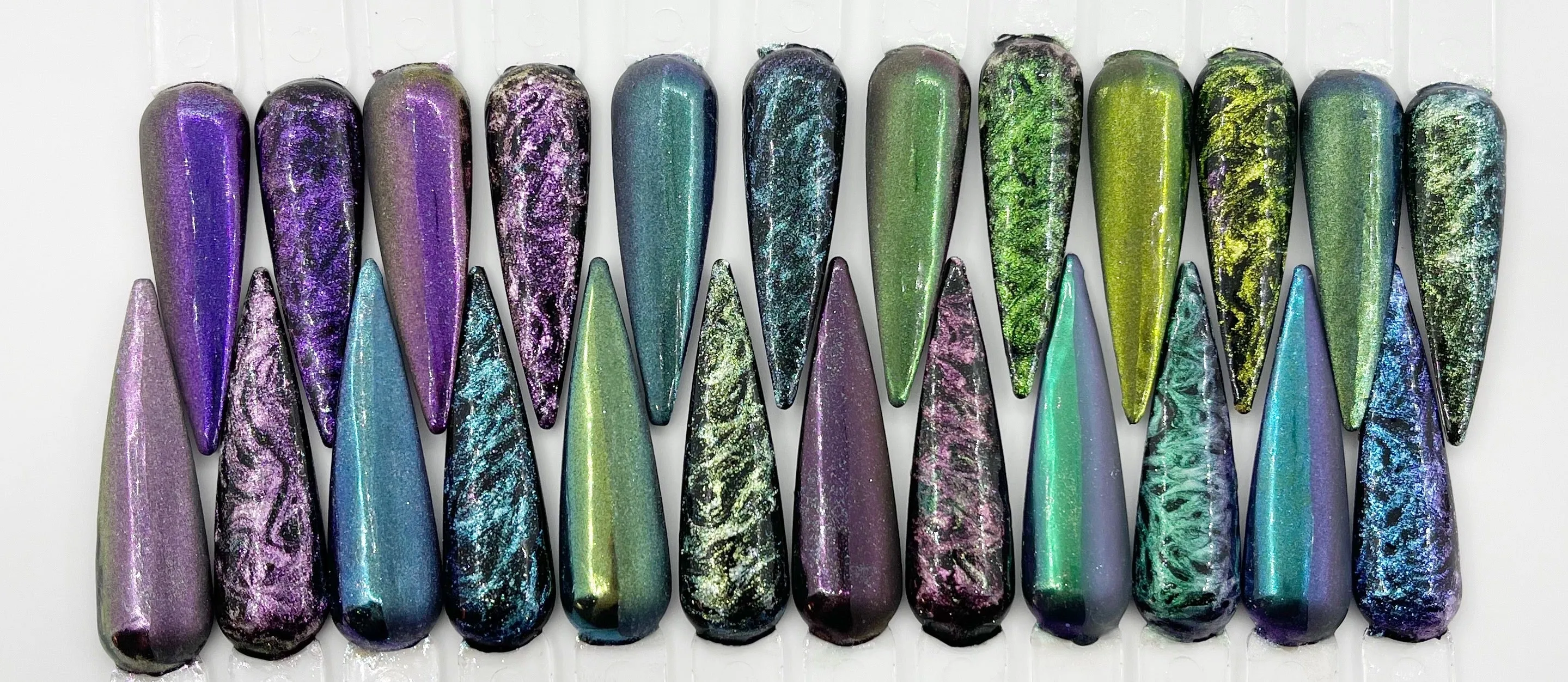 LULA BEAUTY CRYSTAL DIAMOND DUST PIGMENT NAIL ART SET 12PK