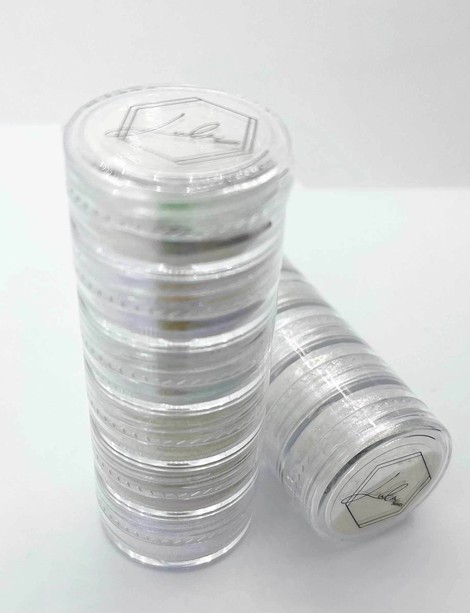LULA BEAUTY CRYSTAL DIAMOND DUST PIGMENT NAIL ART SET 12PK