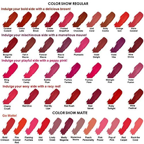 Maybelline Color Show Lip Matte, Flaming Fuchsia M104, 3.9g