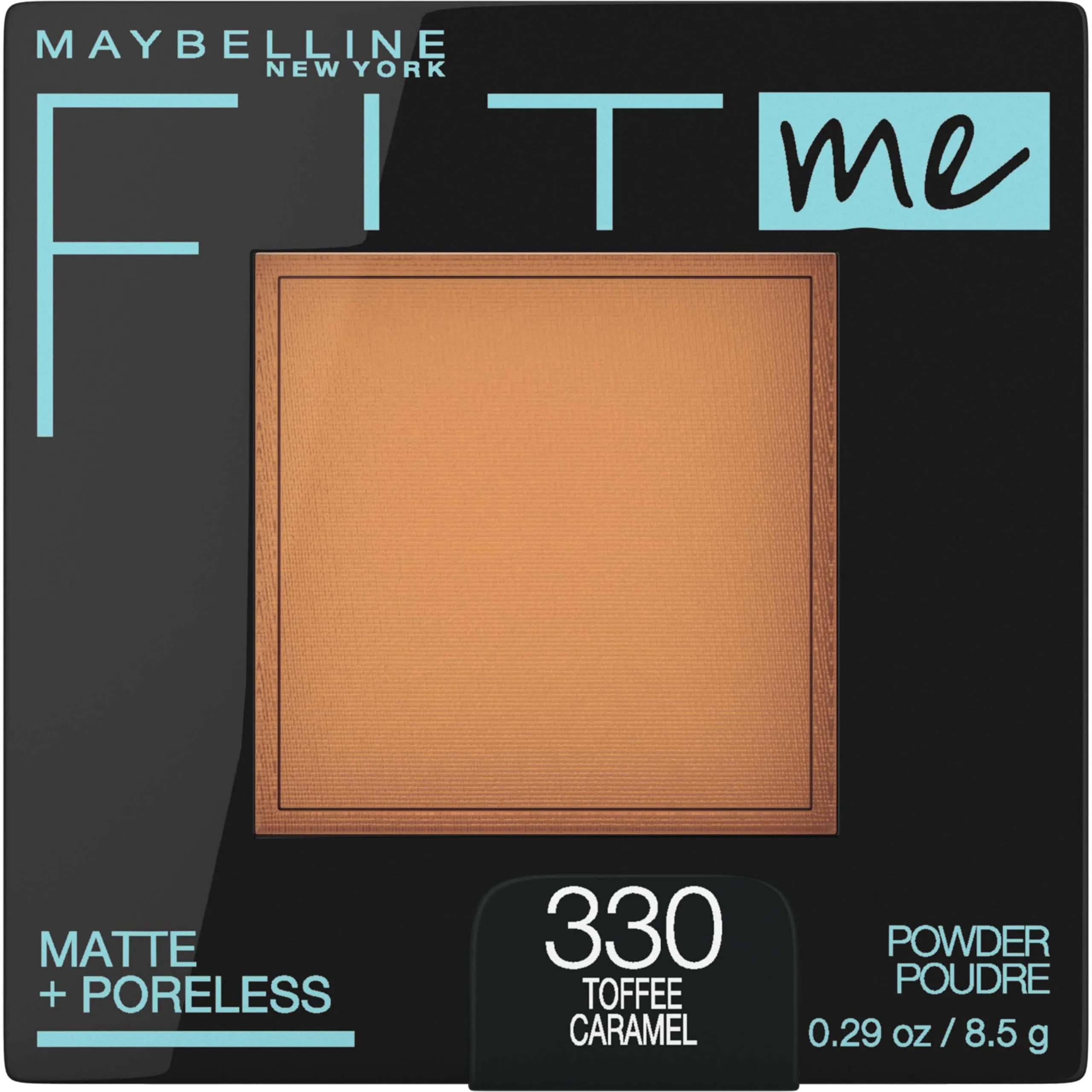 Maybelline New York Fit Me Matte   Poreless Powder Makeup, Toffee, 0.29 Ounce, 1 Count