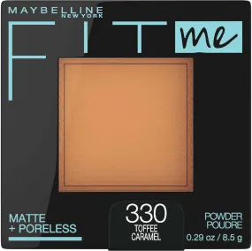 Maybelline New York Fit Me Matte   Poreless Powder Makeup, Toffee, 0.29 Ounce, 1 Count