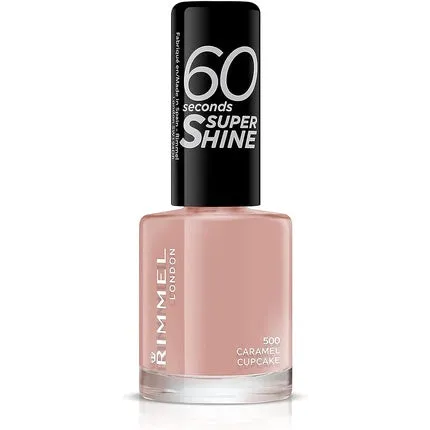 Nail polish 60 Seconds Super Shine, 8 ml, caramel cupcake, Rimmel