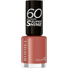 Nail polish London 60 Seconds Super Shine 707 Tan A Cotta 8 ml, Rimmel