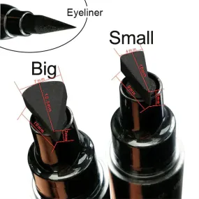 Popular style double-headed engraved ordinary eyeliner