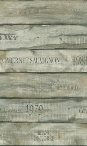 Precious Elements Vintage Wine Wallpaper NH31108