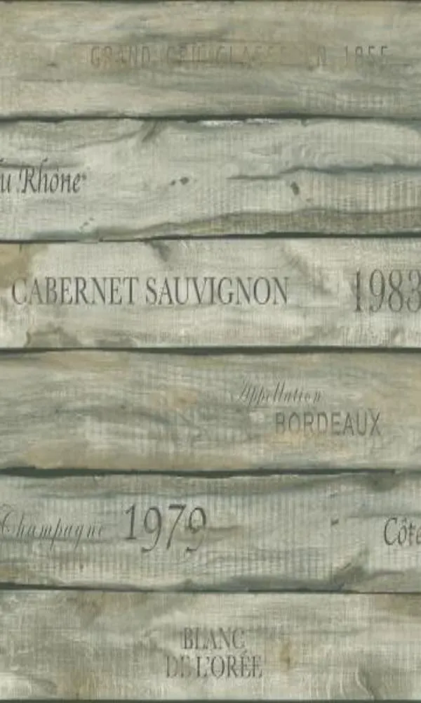 Precious Elements Vintage Wine Wallpaper NH31108