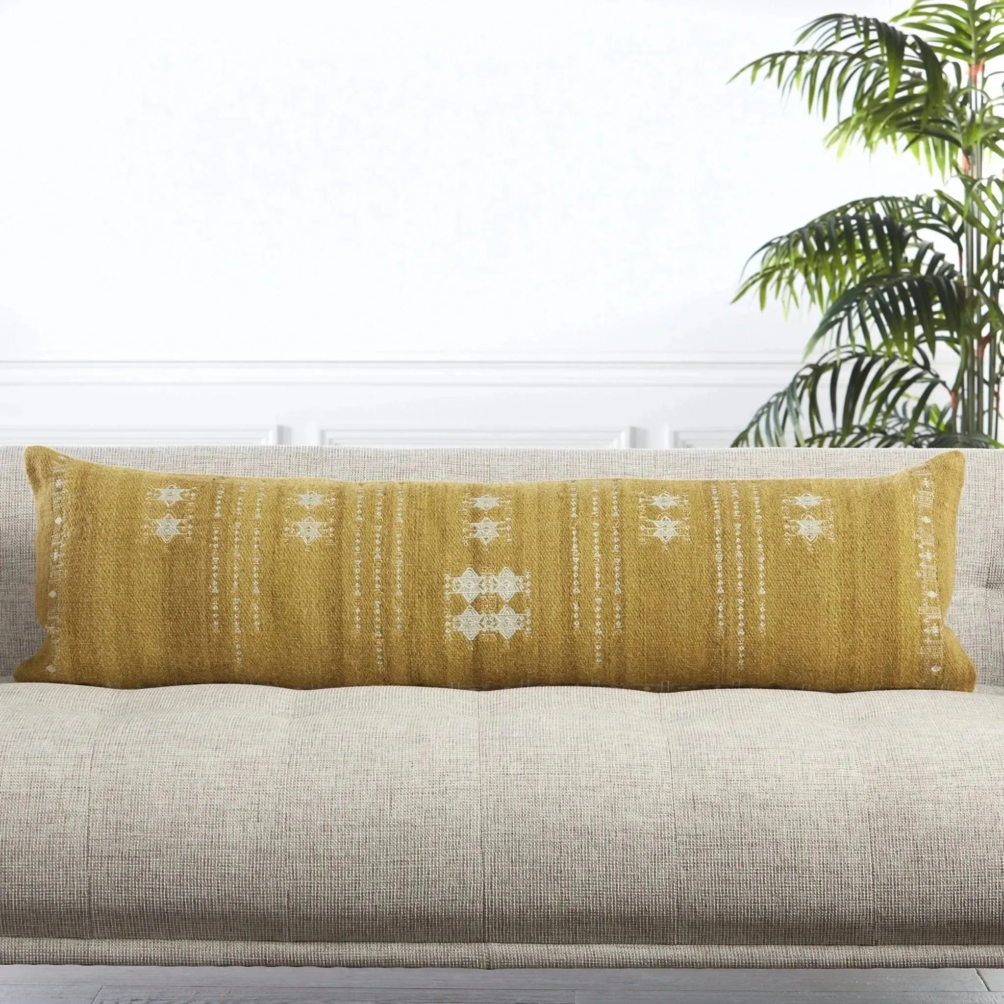 Puebla PUB03 Gold/Ivory Pillow