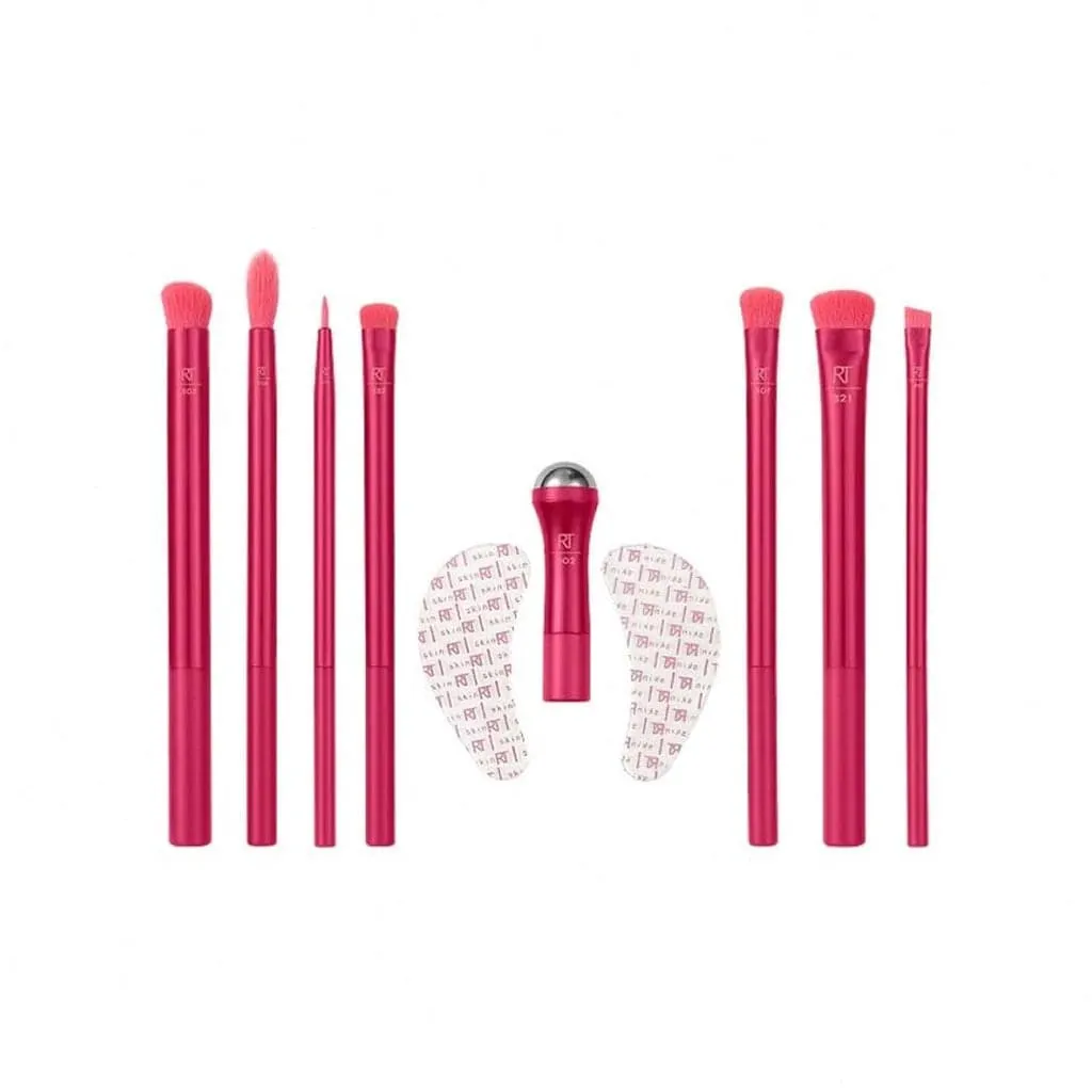 Real Techniques - Eye Sparkle Makeup Brush & Skincare Set