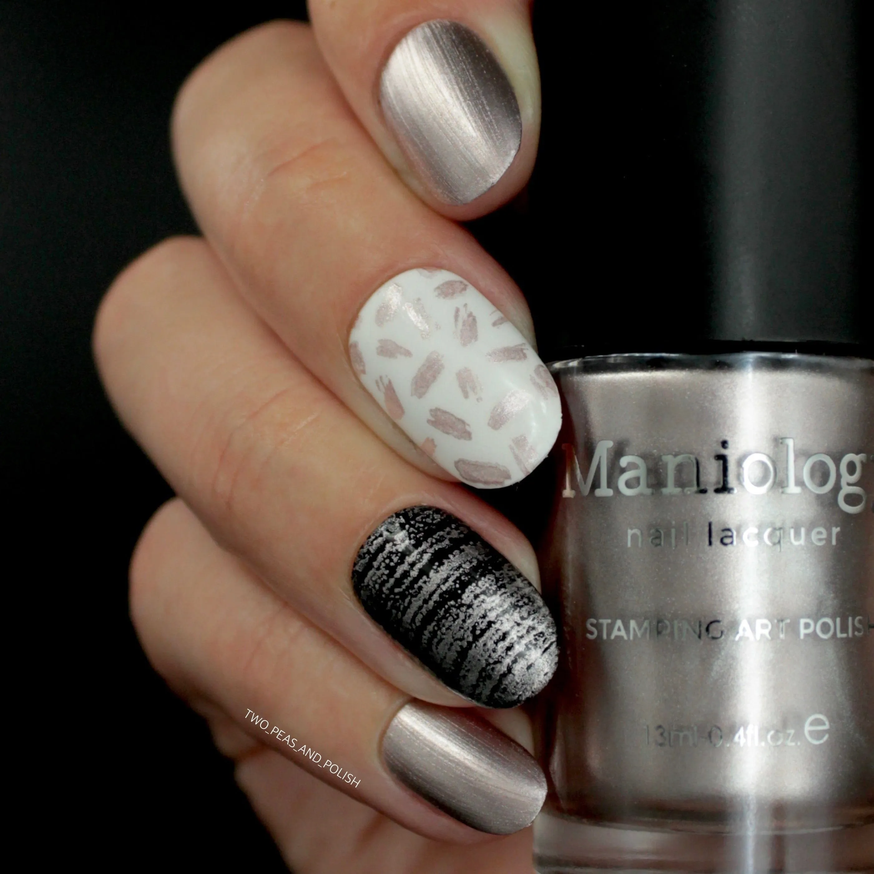 Snowflake Waltz Collection: Magic Hour (B229) - Champagne Shimmer Stamping Polish