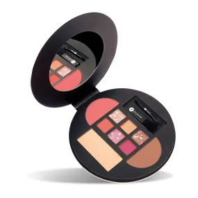 SUGAR Cosmetics Contour De Force Eyes And Face Palette - 02 - Pink Pro | Intense Pigmented, Long- lasting & Smudgeproof | Vegan & Cruelty-free - | Multicolor, 20.3 grams