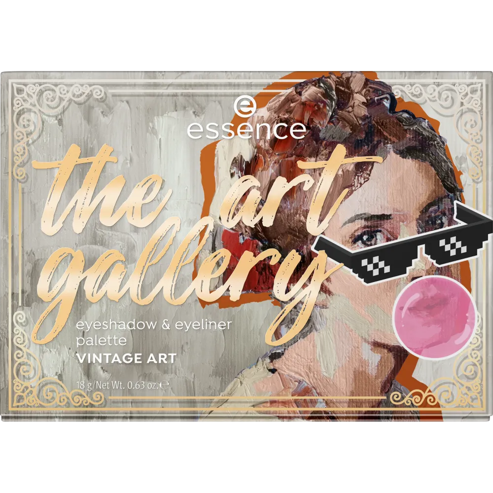 the art gallery eyeshadow & eyeliner palette